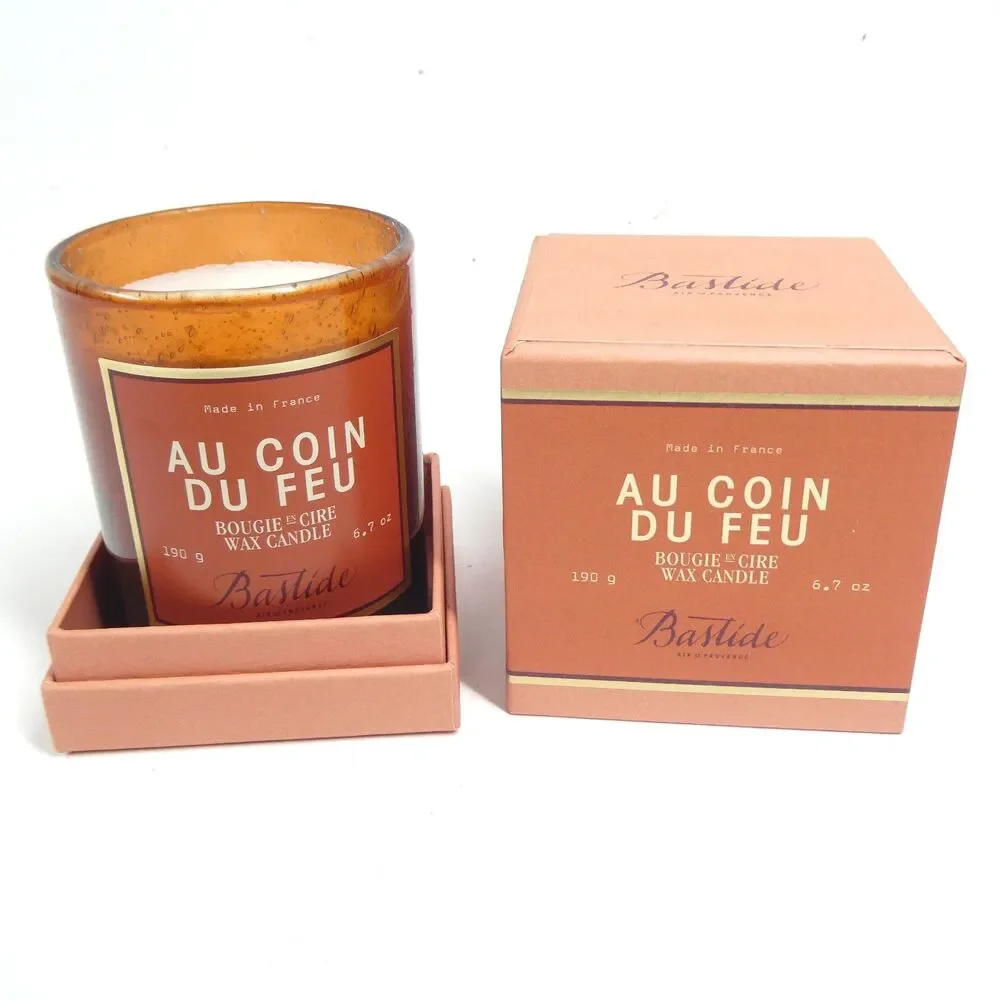 Au Coin Du Feu Bougie en Cire Wax Candle Bastide France 190g 6.7oz